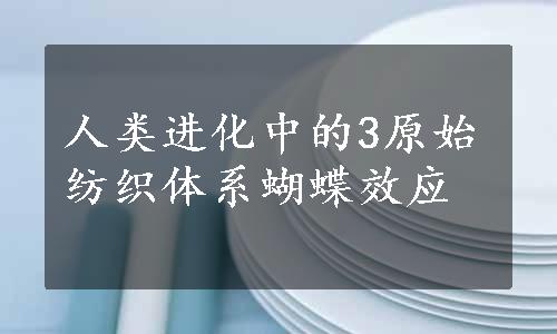 人类进化中的3原始纺织体系蝴蝶效应