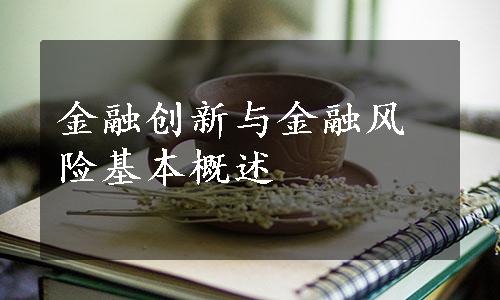 金融创新与金融风险基本概述