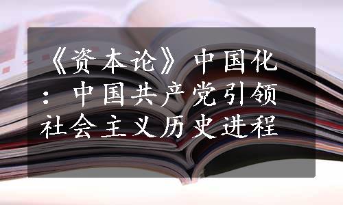 《资本论》中国化：中国共产党引领社会主义历史进程