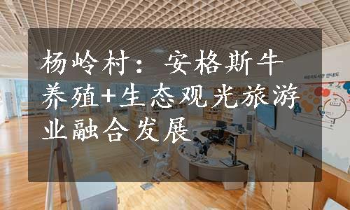 杨岭村：安格斯牛养殖+生态观光旅游业融合发展