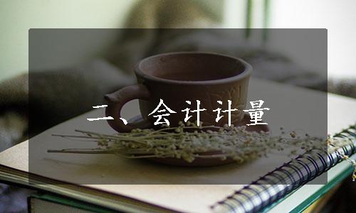 二、会计计量