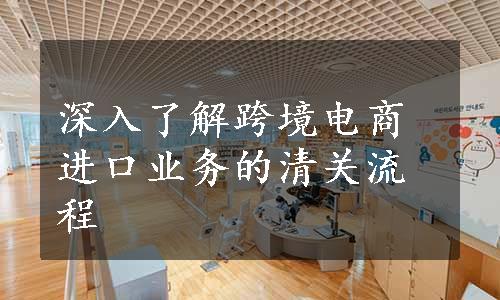 深入了解跨境电商进口业务的清关流程