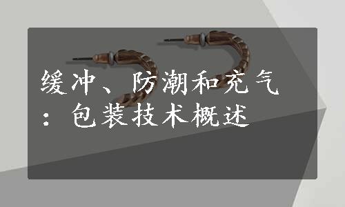 缓冲、防潮和充气：包装技术概述