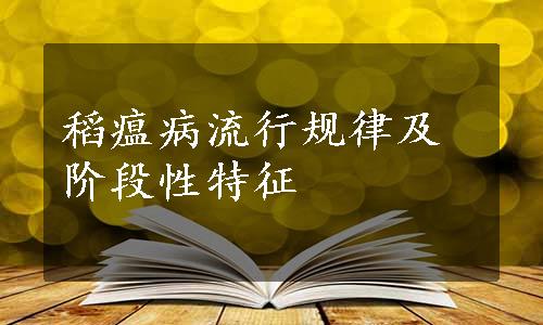 稻瘟病流行规律及阶段性特征