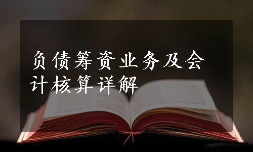 负债筹资业务及会计核算详解