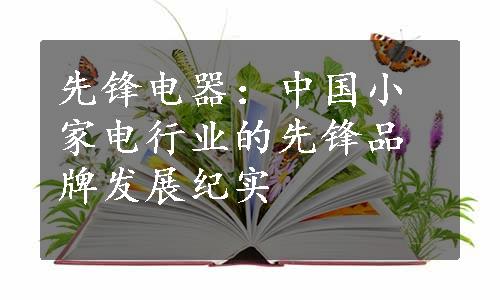 先锋电器：中国小家电行业的先锋品牌发展纪实