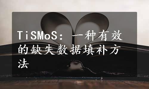 TiSMoS：一种有效的缺失数据填补方法