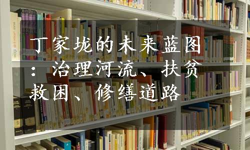 丁家垅的未来蓝图：治理河流、扶贫救困、修缮道路