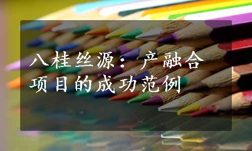 八桂丝源：产融合项目的成功范例