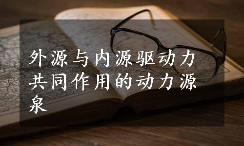 外源与内源驱动力共同作用的动力源泉