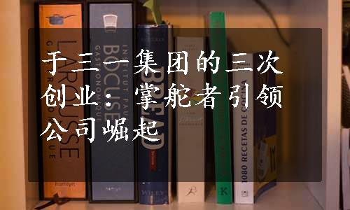 于三一集团的三次创业：掌舵者引领公司崛起