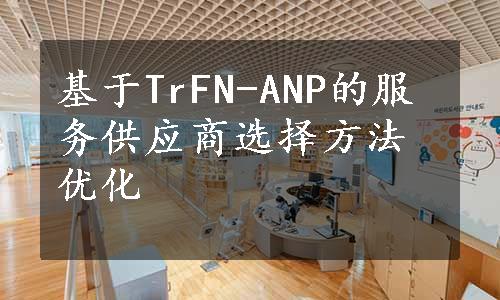 基于TrFN-ANP的服务供应商选择方法优化