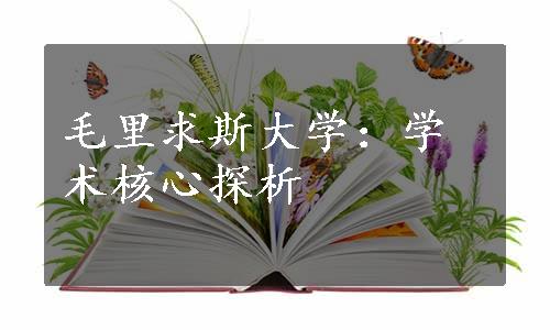 毛里求斯大学：学术核心探析