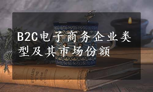 B2C电子商务企业类型及其市场份额