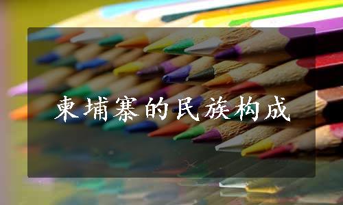 柬埔寨的民族构成