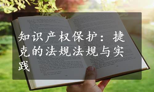 知识产权保护：捷克的法规法规与实践