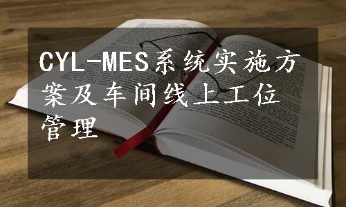 CYL-MES系统实施方案及车间线上工位管理