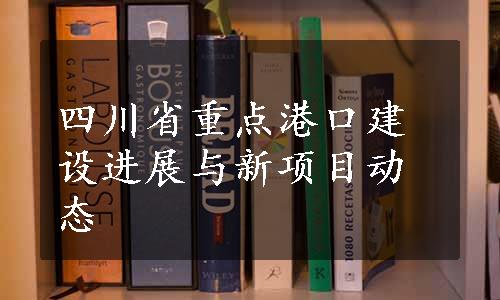 四川省重点港口建设进展与新项目动态