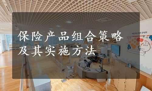 保险产品组合策略及其实施方法