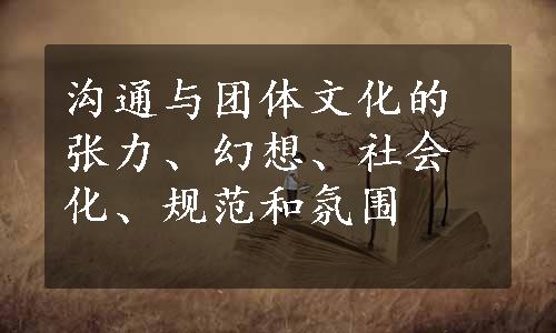 沟通与团体文化的张力、幻想、社会化、规范和氛围