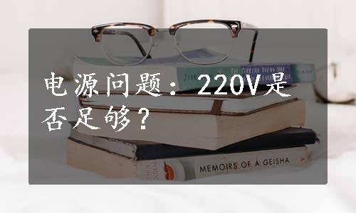 电源问题：220V是否足够？