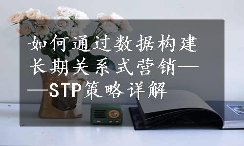 如何通过数据构建长期关系式营销——STP策略详解