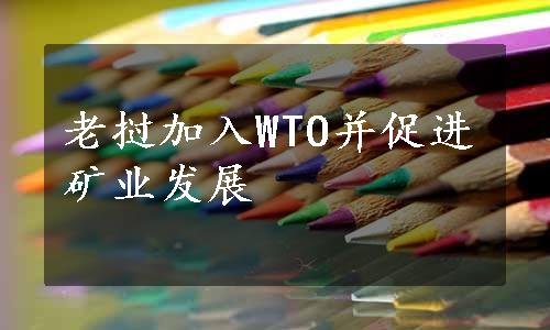 老挝加入WTO并促进矿业发展