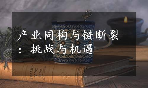 产业同构与链断裂：挑战与机遇