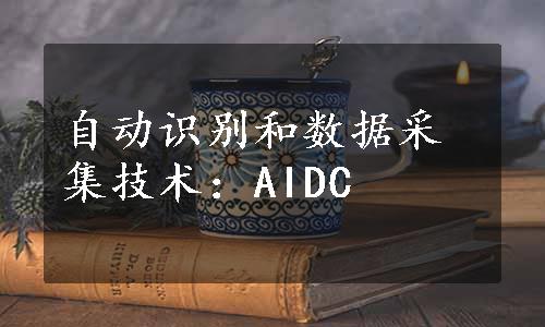 自动识别和数据采集技术：AIDC