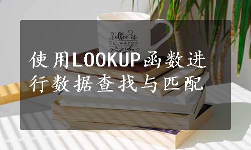 使用LOOKUP函数进行数据查找与匹配