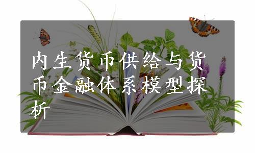 内生货币供给与货币金融体系模型探析