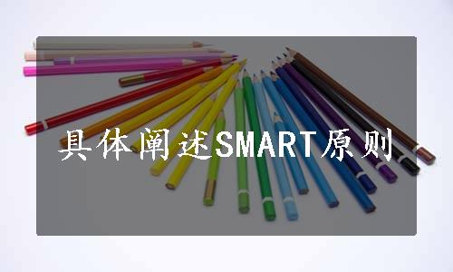 具体阐述SMART原则