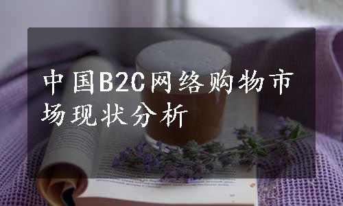 中国B2C网络购物市场现状分析