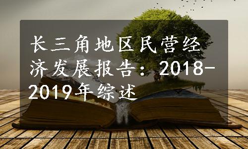 长三角地区民营经济发展报告：2018-2019年综述