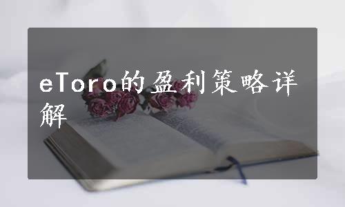 eToro的盈利策略详解