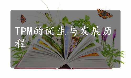 TPM的诞生与发展历程