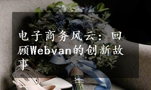 电子商务风云：回顾Webvan的创新故事