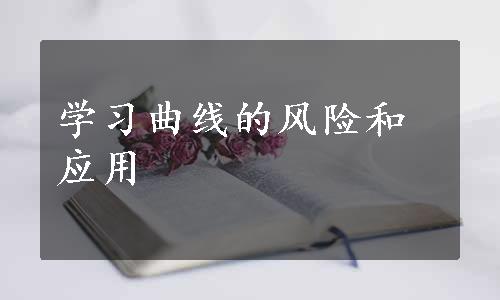 学习曲线的风险和应用