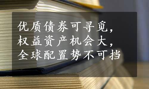 优质债券可寻觅，权益资产机会大，全球配置势不可挡