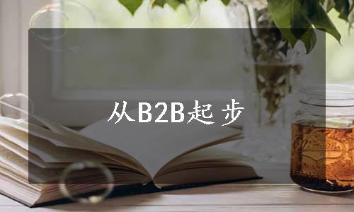 从B2B起步