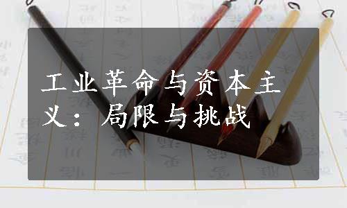 工业革命与资本主义：局限与挑战