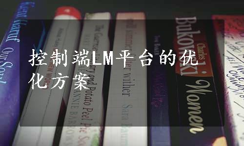 控制端LM平台的优化方案