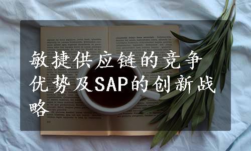 敏捷供应链的竞争优势及SAP的创新战略