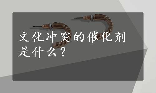 文化冲突的催化剂是什么？