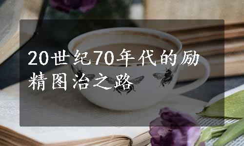 20世纪70年代的励精图治之路