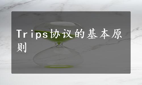 Trips协议的基本原则