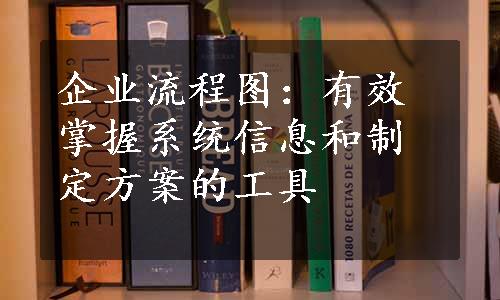 企业流程图：有效掌握系统信息和制定方案的工具