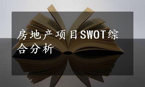 房地产项目SWOT综合分析