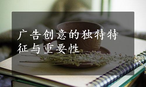 广告创意的独特特征与重要性