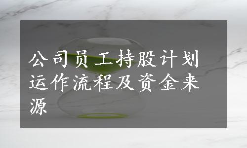 公司员工持股计划运作流程及资金来源